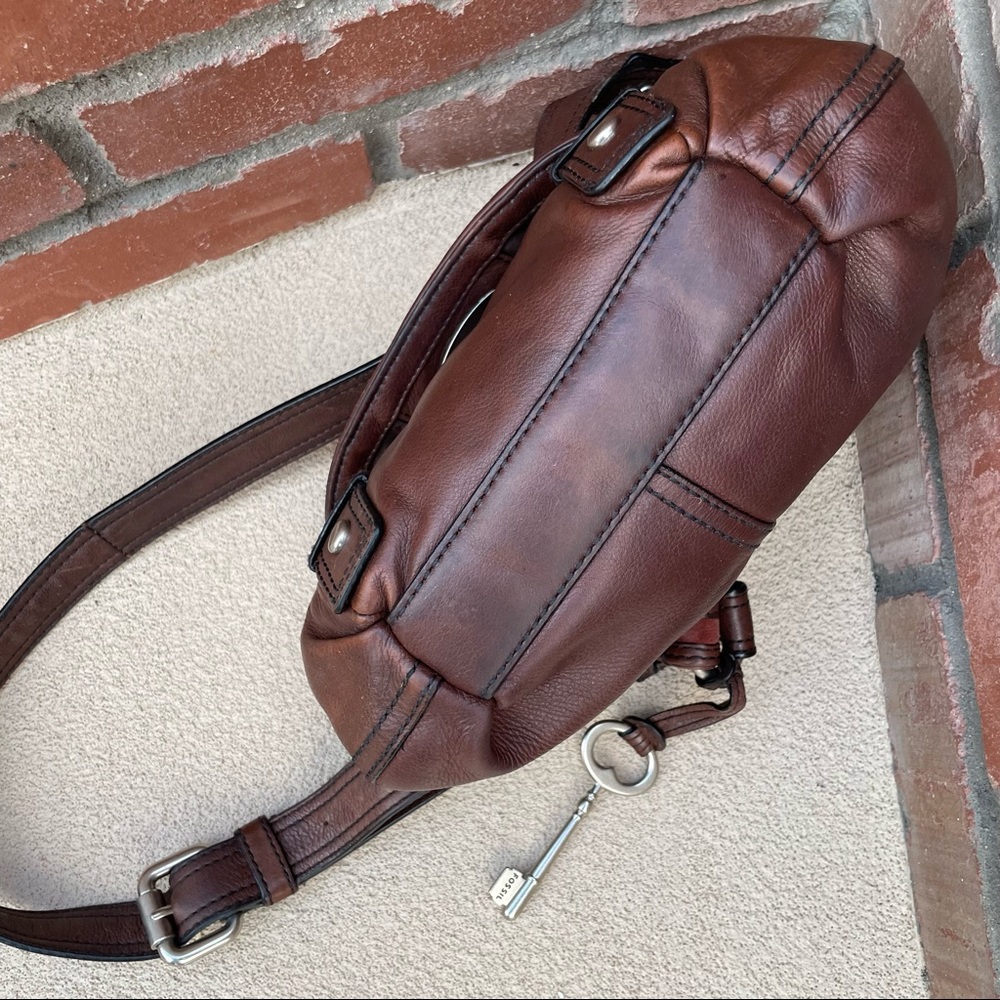 Fossil”Maddox”Bag Bundle Patchwork Multicolor Lea… - image 8